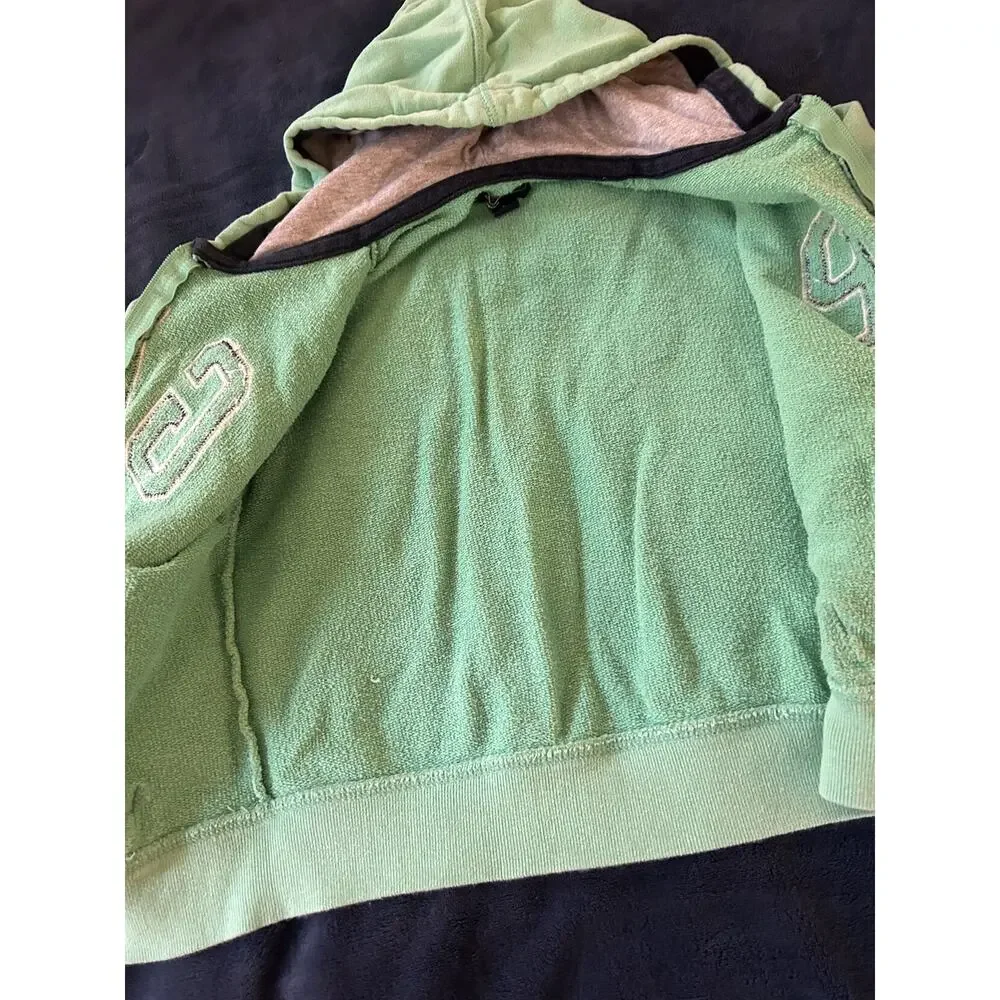 Gap Green Zip Hoodie size 6-7